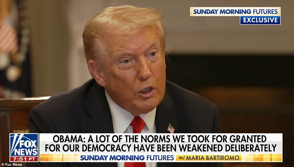 Fiery Trump accuses Obama of 'destroying democracy'