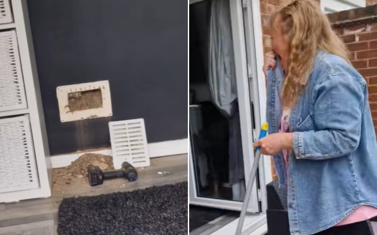 Woman hears something 
