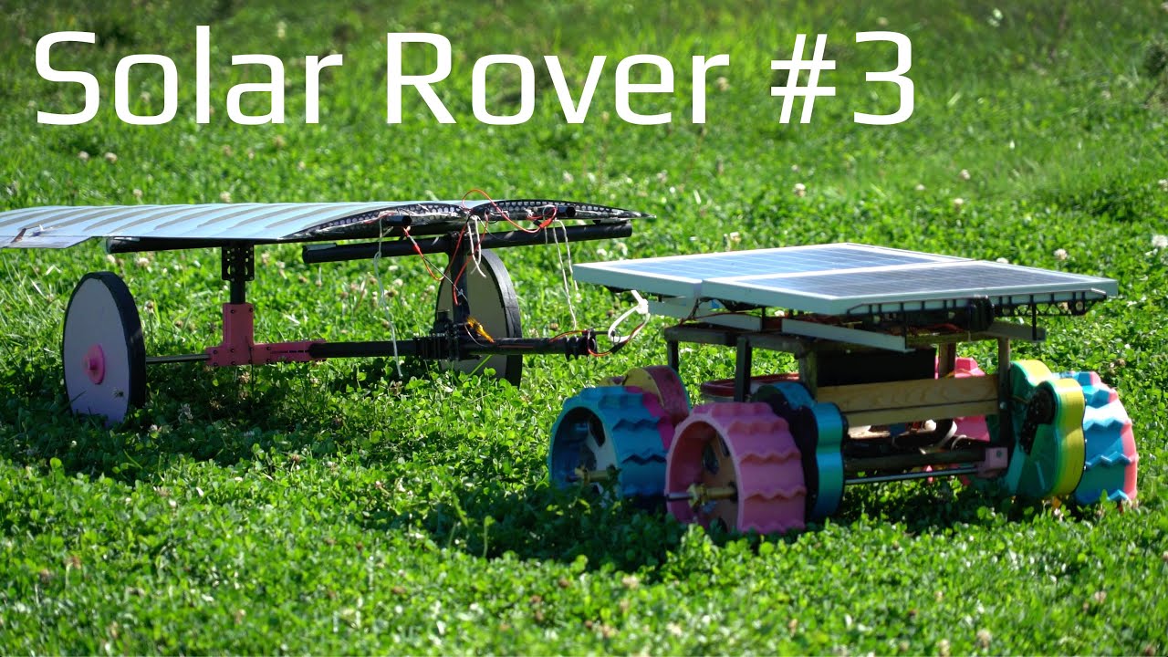 Solar Rover #3 Performance Boost with 3D Printed Gearbox