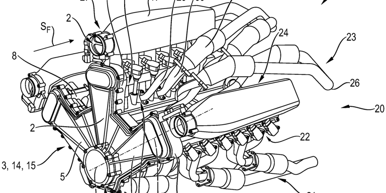 Porsche Filed a Patent for an 18-Cylinder Engine with 3 Turbos and a ...
