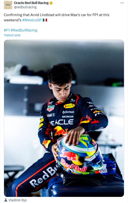 
								¡Confirmado! Red Bull anuncia BAJA de Max Verstappen en GP México
								