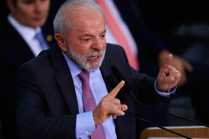 O presidente Luiz Inácio Lula da Silva durante a cerimônia de lançamento do Programa Reforma Casa Brasil Foto: Wilton Junior/Estadão