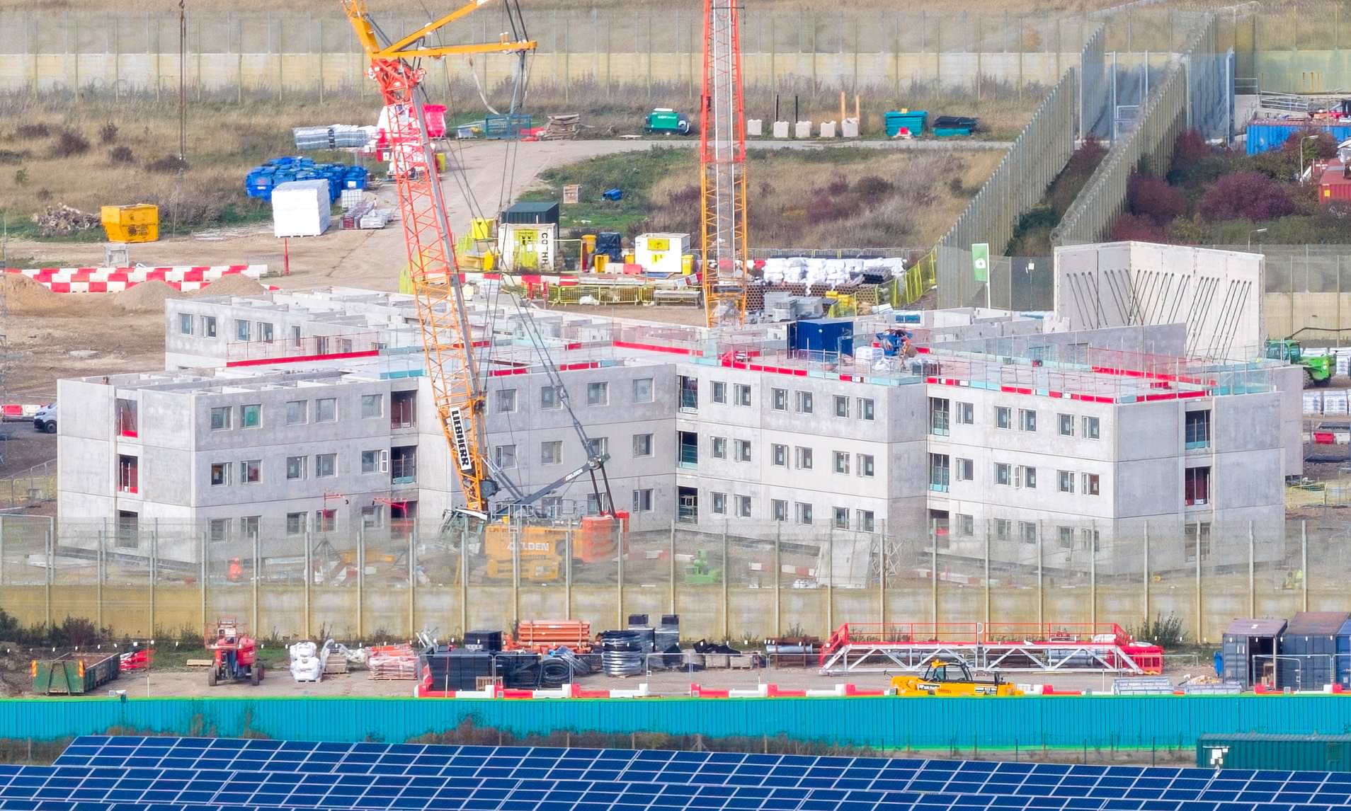 Pictured: £300m 'mega prison' project to create Britain's biggest jail