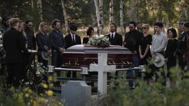 John Dutton's funeral on 