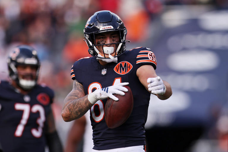Bears rising star Colston Loveland ranked among NFL's best tight ends