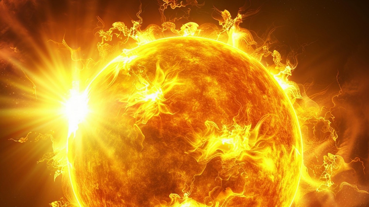 A strange space object grows a tendril reaching for the sun
