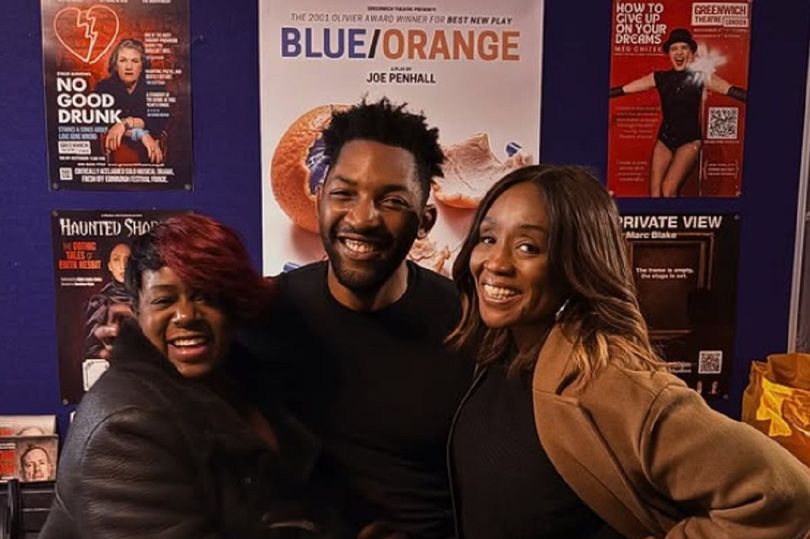 Diane Parish shared a snap of her with Matthew James Morrison and Tameka Empson