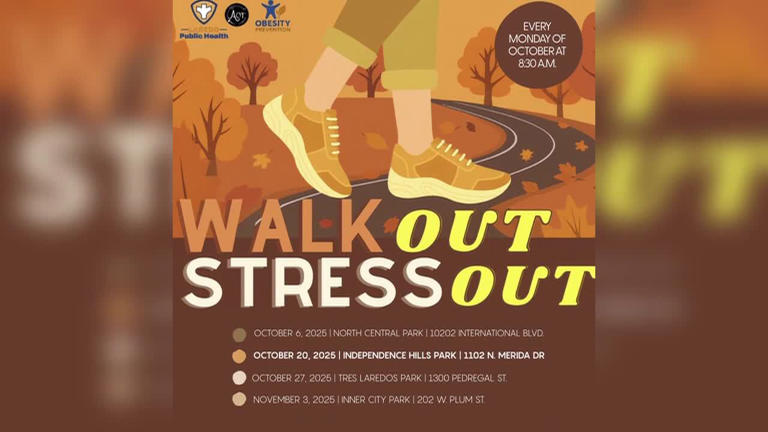 Laredo Public Health’s ‘Walk Out Stress Out Walk’ promoting positivity ...