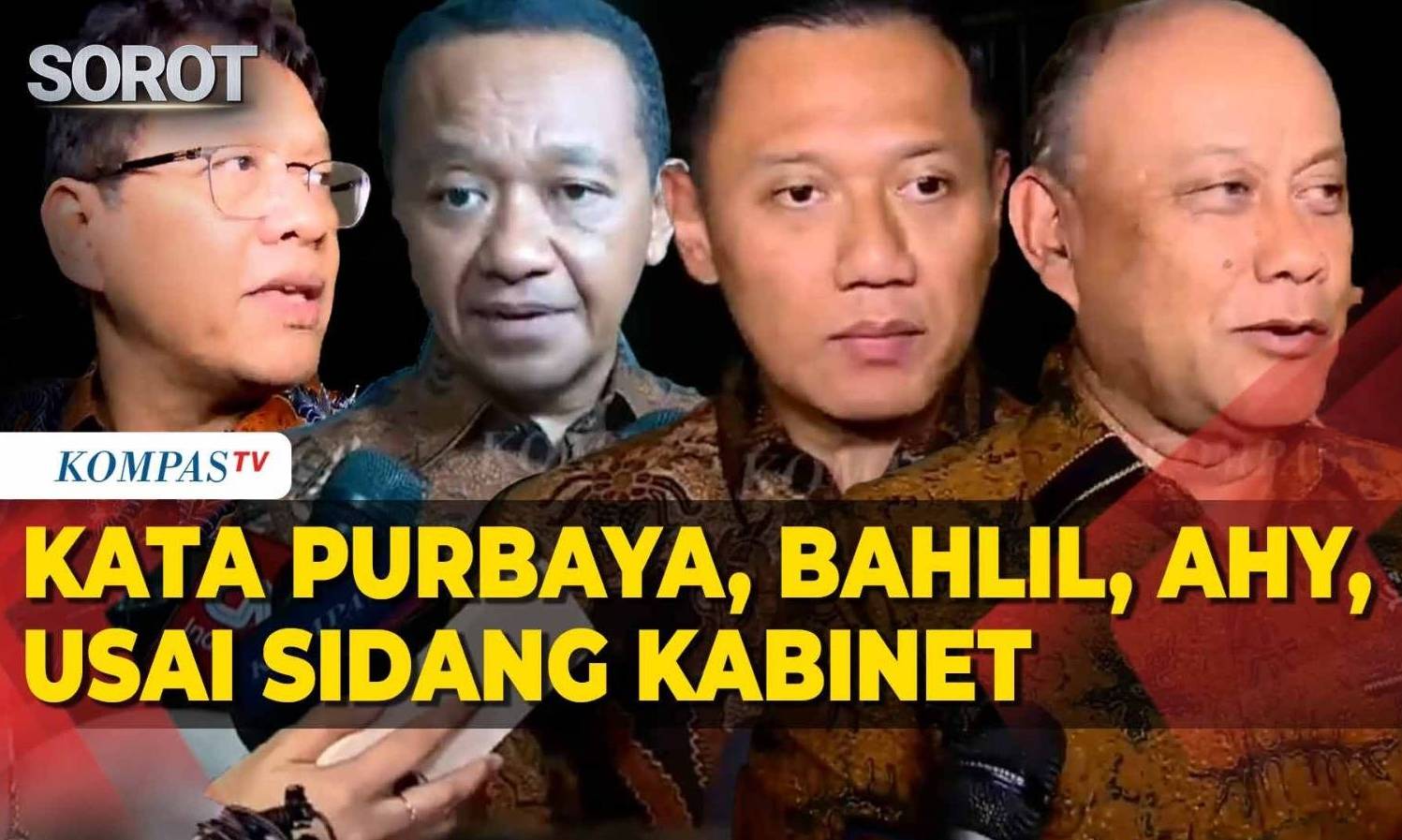 Kata Purbaya, Bahlil, AHY Usai Sidang Kabinet di Tahun Pertama Prabowo-Gibran