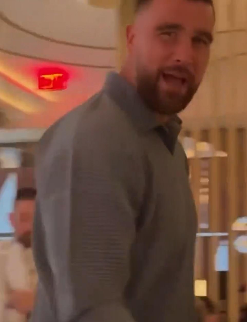 Taylor Swift and Travis Kelce's unexpected arrival at his steak restaurant