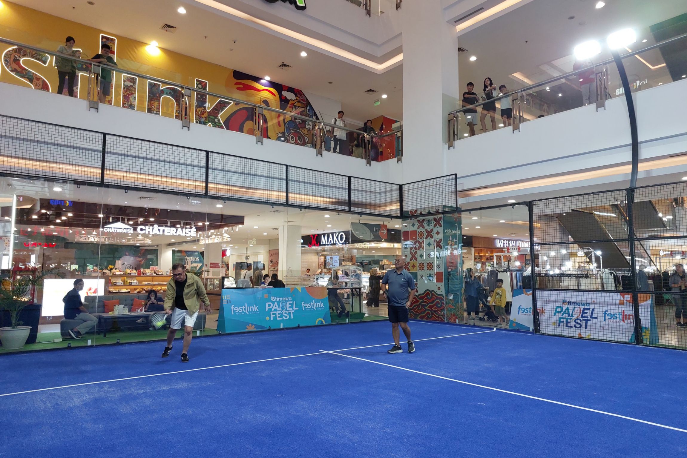 Unik dan Pertama di Bandung, Mal Festlink Buka Lapangan Padel Indoor di 15timewa Padel Fest
