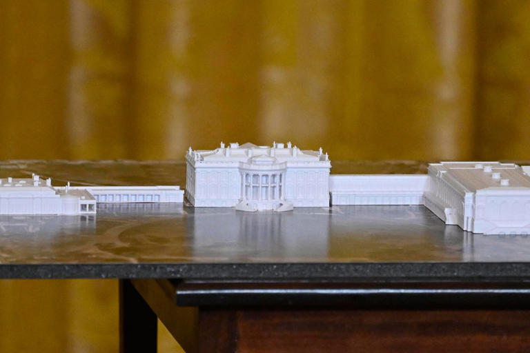 The White House starts demolishing part of the East Wing to build Trump ...