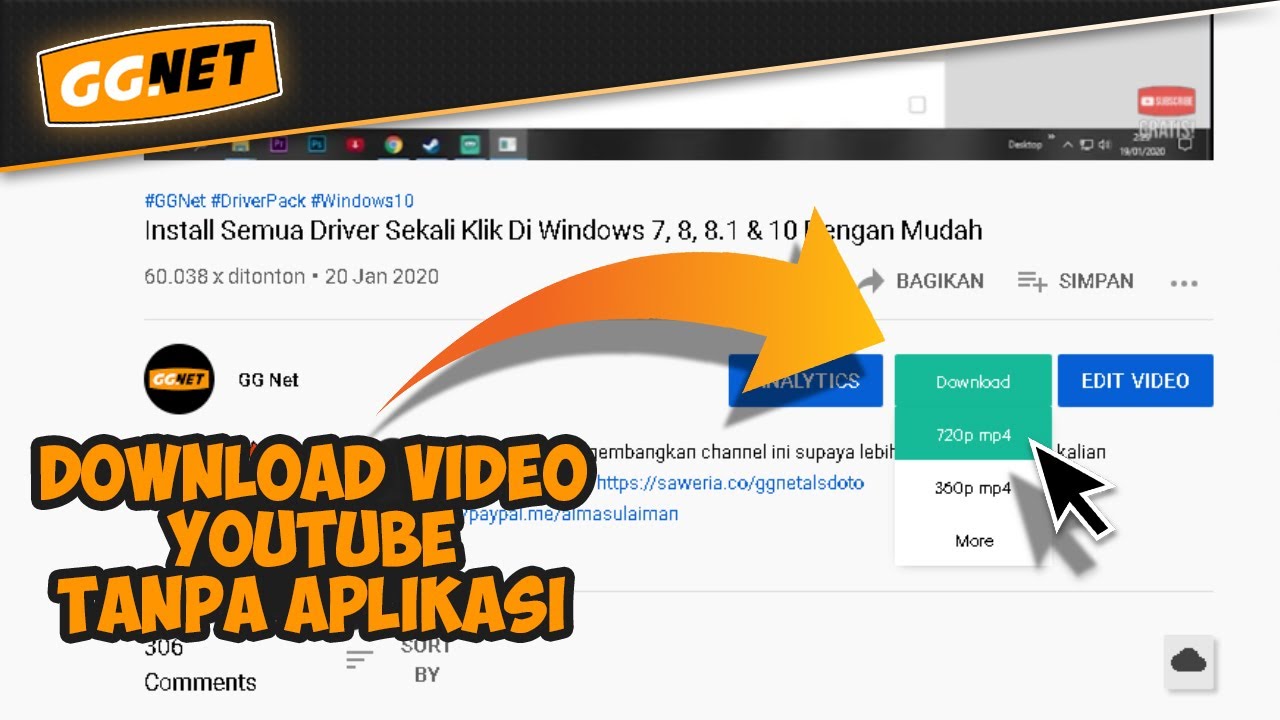 Tutorial Cepat; 2 Cara Unduh Video Tanpa Aplikasi Bisa di HP dan di PC