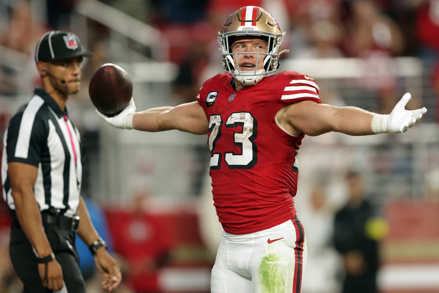 McCaffrey and the 49ers seek redemption against the Giants