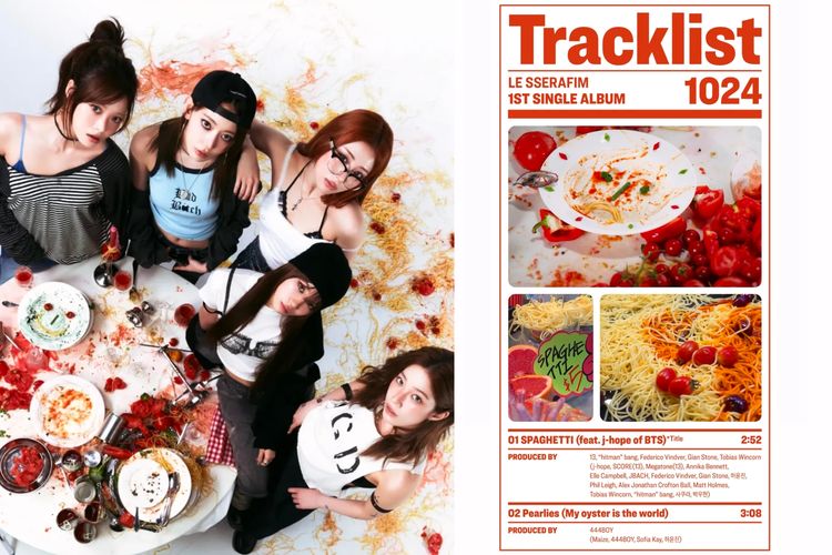 Siap Kembali, LE SSERAFIM Rilis Teaser Highlight untuk Lagu "SPAGHETTI" Kolaborasi J-Hope BTS