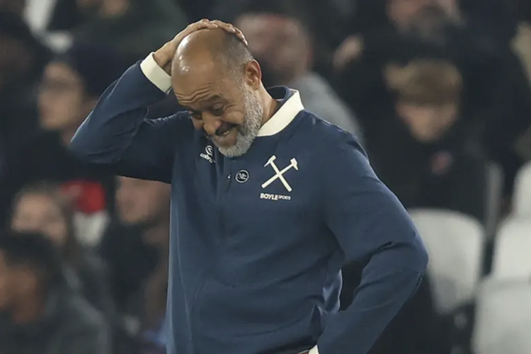 West Ham Tumbang, Nuno Akui Tim Hadapi Masalah Berat