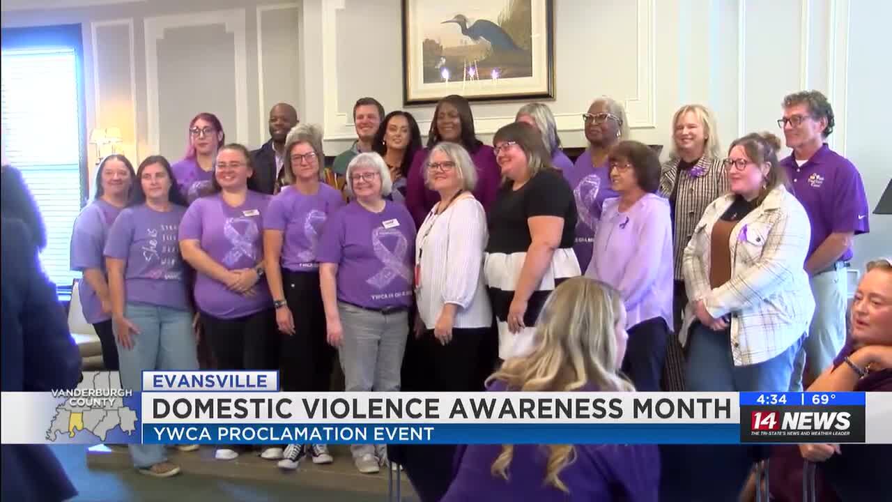 Domestic Violence Awareness month proclamation event held at YWCA