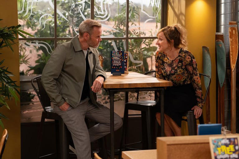 Emmerdale's Jaye Griffiths reveals horrifying real reason Celia Daniels  wears cravat