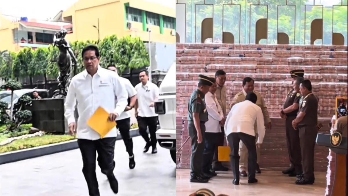 Reaksi Prabowo Saat Purbaya Datang Terlambat, Menkeu Berlari Ke Acara Rp13 Triliun