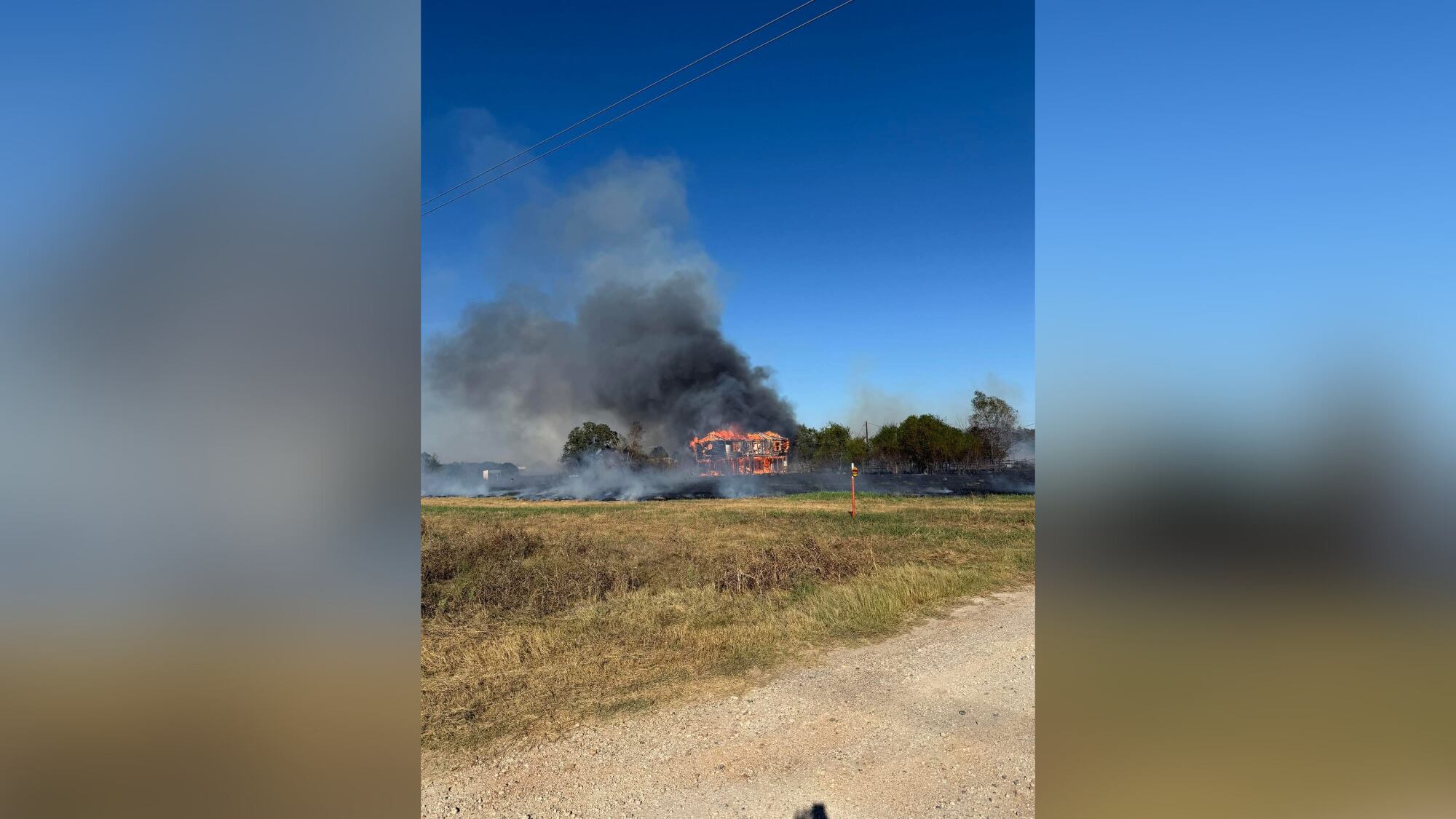 Multiple agencies respond to ‘fast-moving’ structure, pasture fire in ...