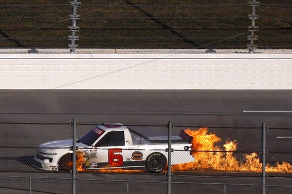 NASCAR's oldest driver still plans to race this week after fire left ...