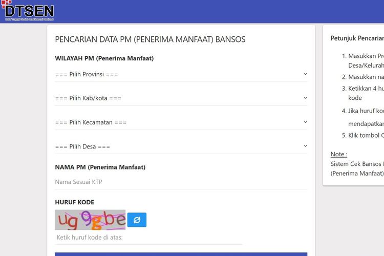 Cara Cek BLT Kesra Rp 900 Ribu 2025 via Situs dan Aplikasi Kemensos