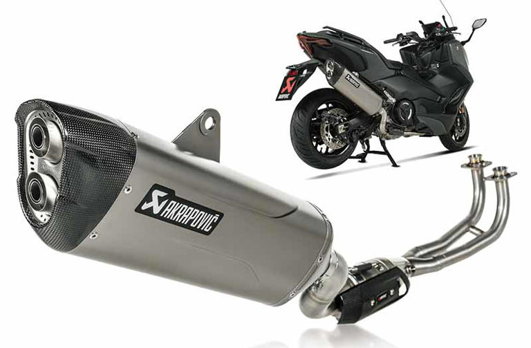 アクラポヴィッチ製「政府認証マフラー」に TMAX560用が登場