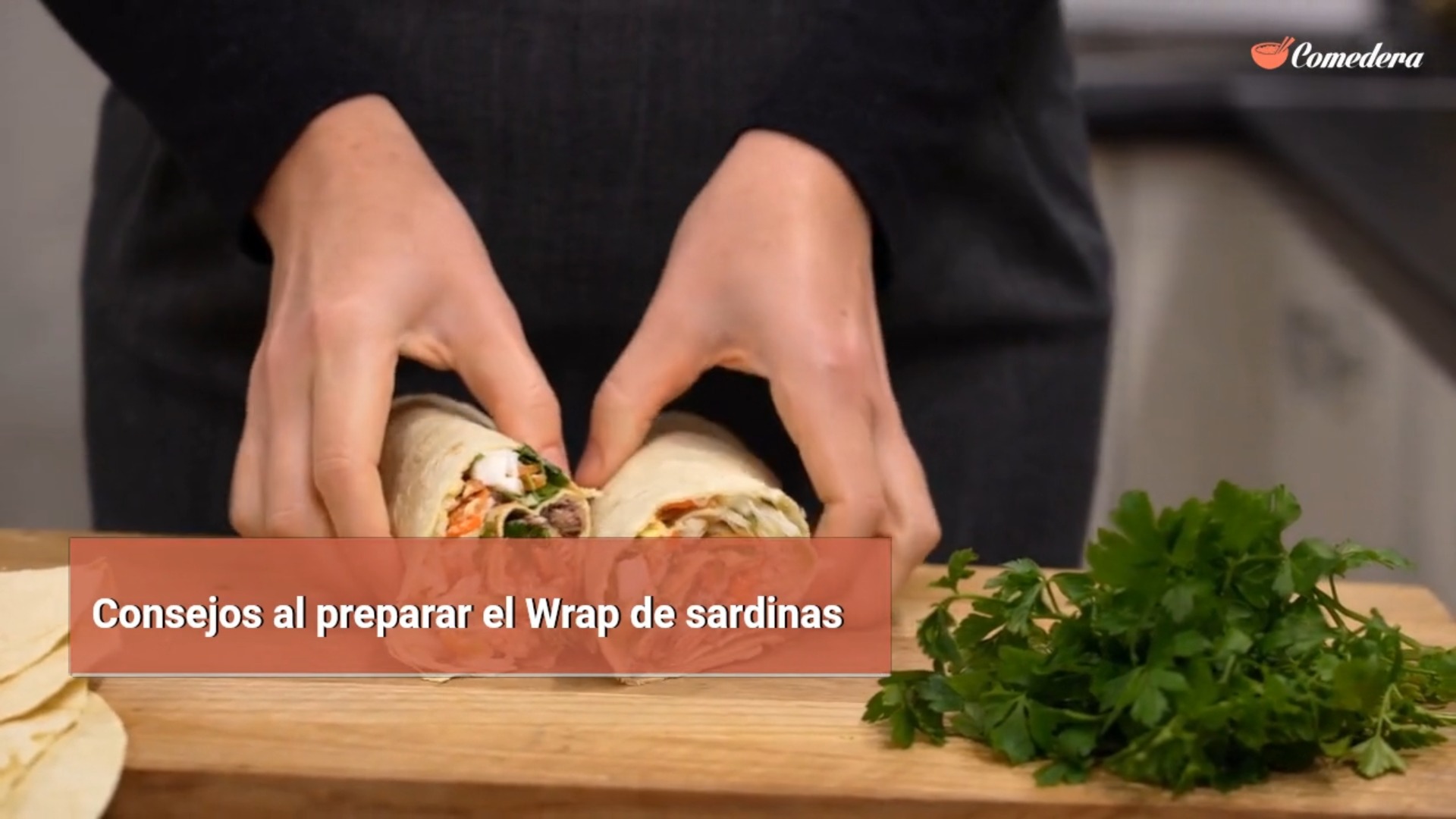 Consejos al preparar el Wrap de sardinas