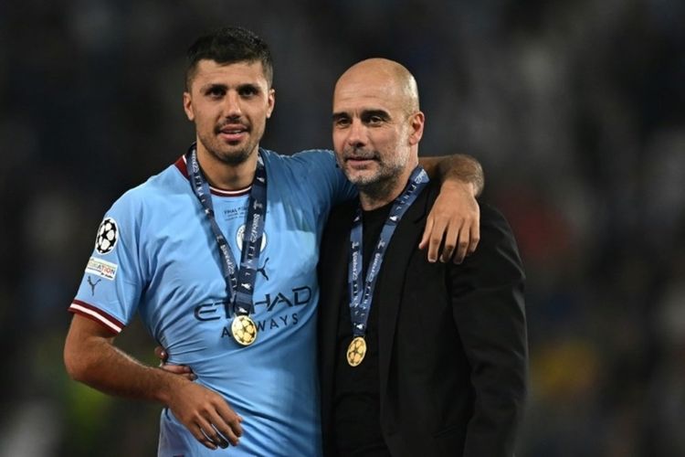 Pelatih Pep Guardiola Umumkan Rodri Absen Dua Laga Manchester City