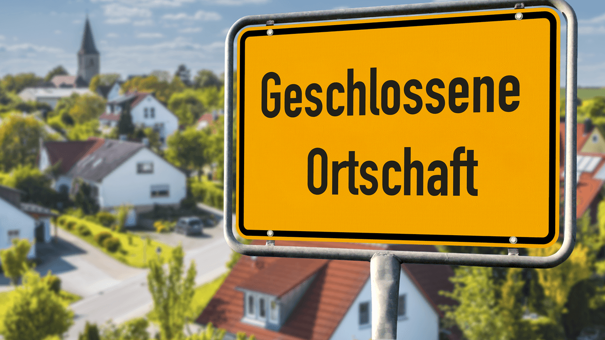Geschlossene Ortschaft 17 Km H Zu Schnell