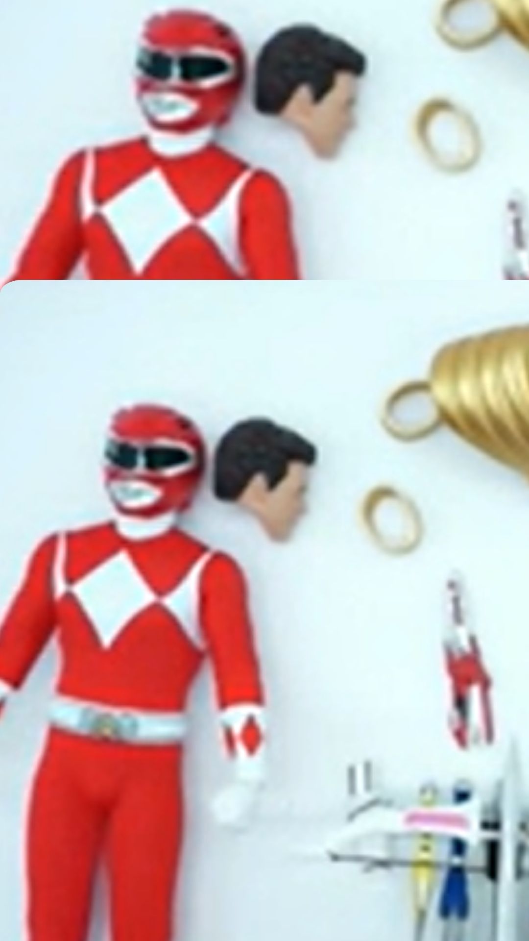 Reviewing the Ultimate Red Ranger Figure and Its Full Range of Accessories