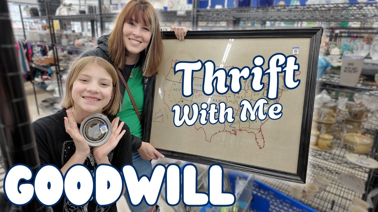 Discovering unique home decor pieces at this Goodwill location