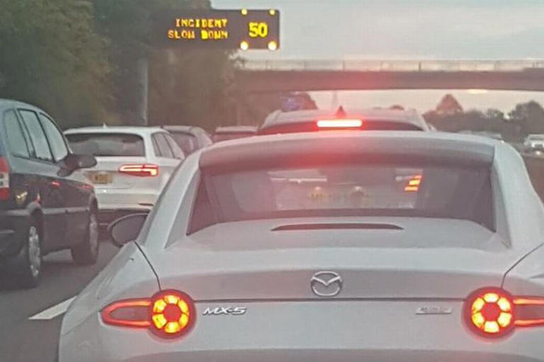 Huge M62 traffic tailbacks after five vehicles crash on motorway