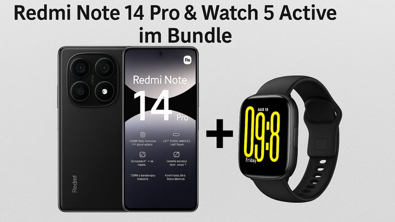 Xiaomi Redmi Note 14 Pro + Watch 5 Active – Mega-Angebot jetzt sichern ...