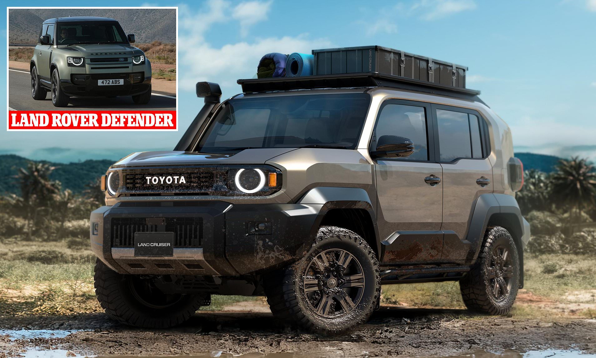 Watch out Land Rover Defender! Toyota unveils new 'baby' 4X4 - but it ...