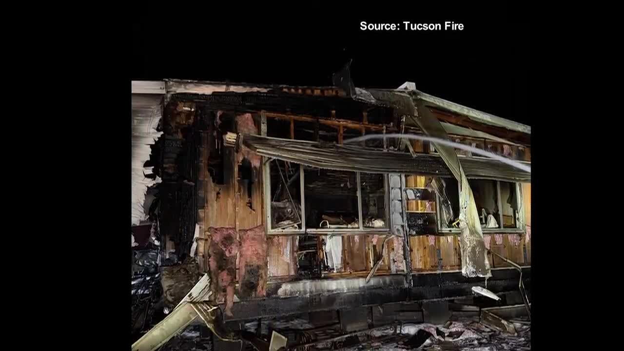 Investigation underway after Tucson mobile home fire