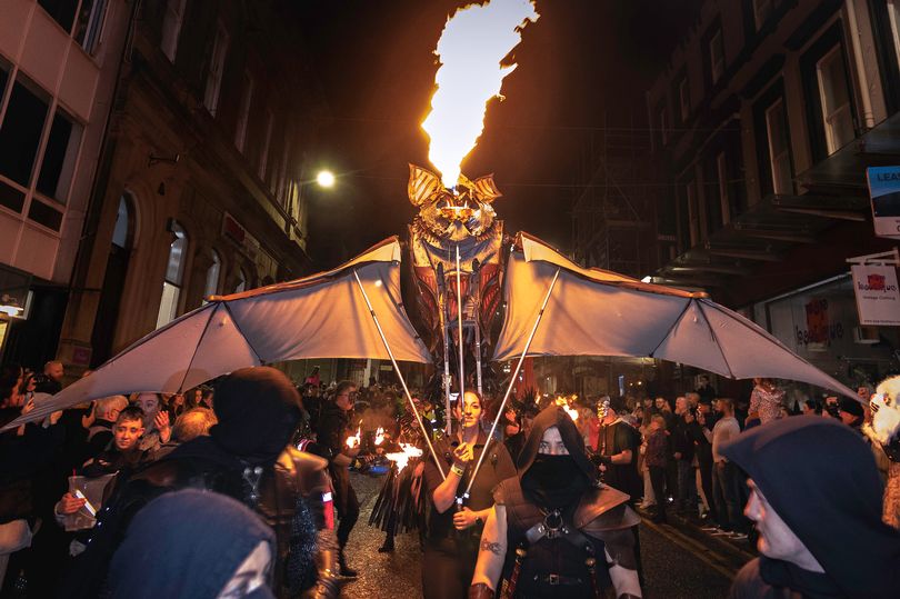 Fire-breathing monsters to parade in 'living ritual'