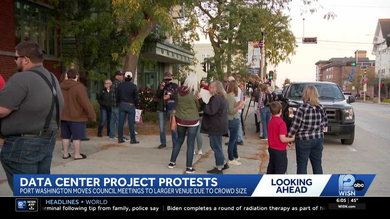 Port Washington moves meetings as data center debate draws crowds