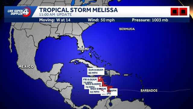Tropical storm Bertha forms in the Gulf