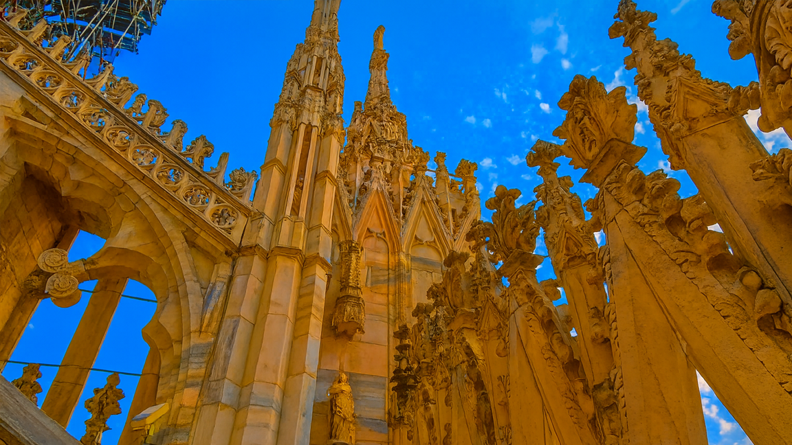 Exploring the Rooftop of Milan Cathedral, Italy