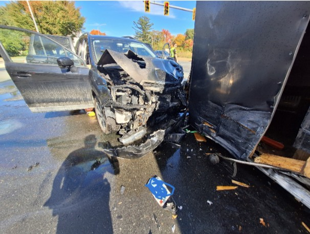 Woman charged with OUI following crash in South Hadley