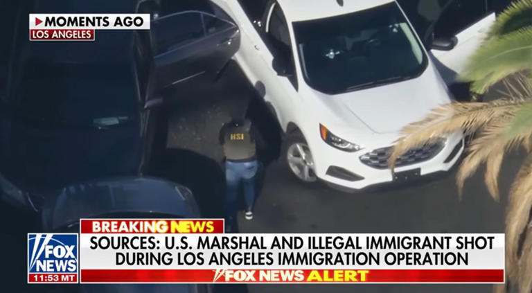 US Marshal, illegal immigrant shot after suspect rammed into federal agents
