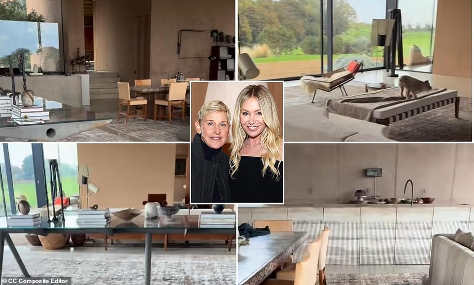 Ellen DeGeneres shares a glimpse inside her English estate