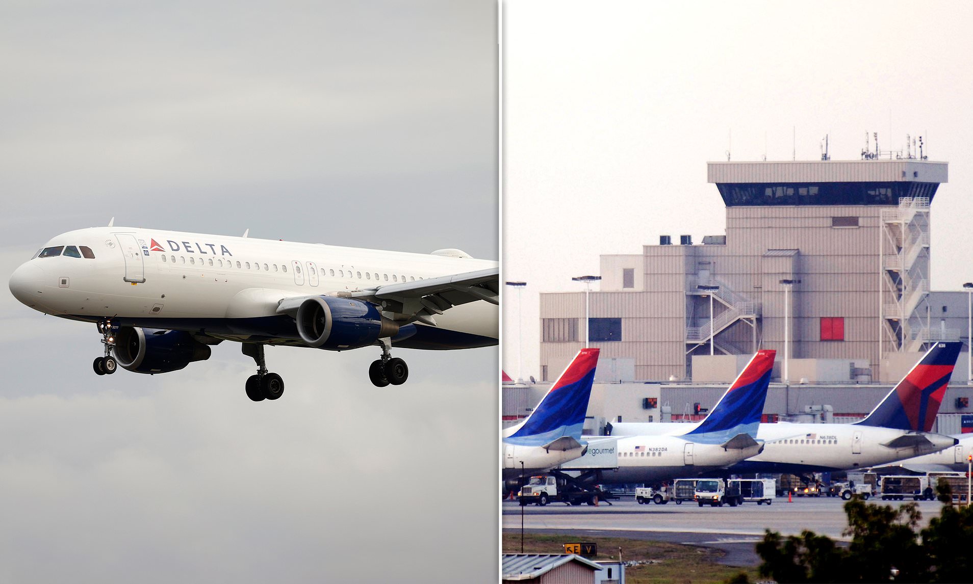 Terrifying near-miss at Atlanta airport as Delta flight almost REAR ...