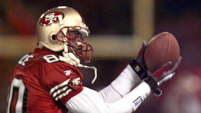 Rookie cards of the top 6 all-time wide receivers