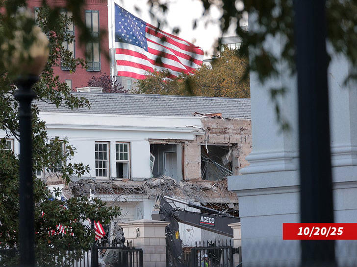 Demolition of White House's East Wing for Donald Trump's Ballroom Begins