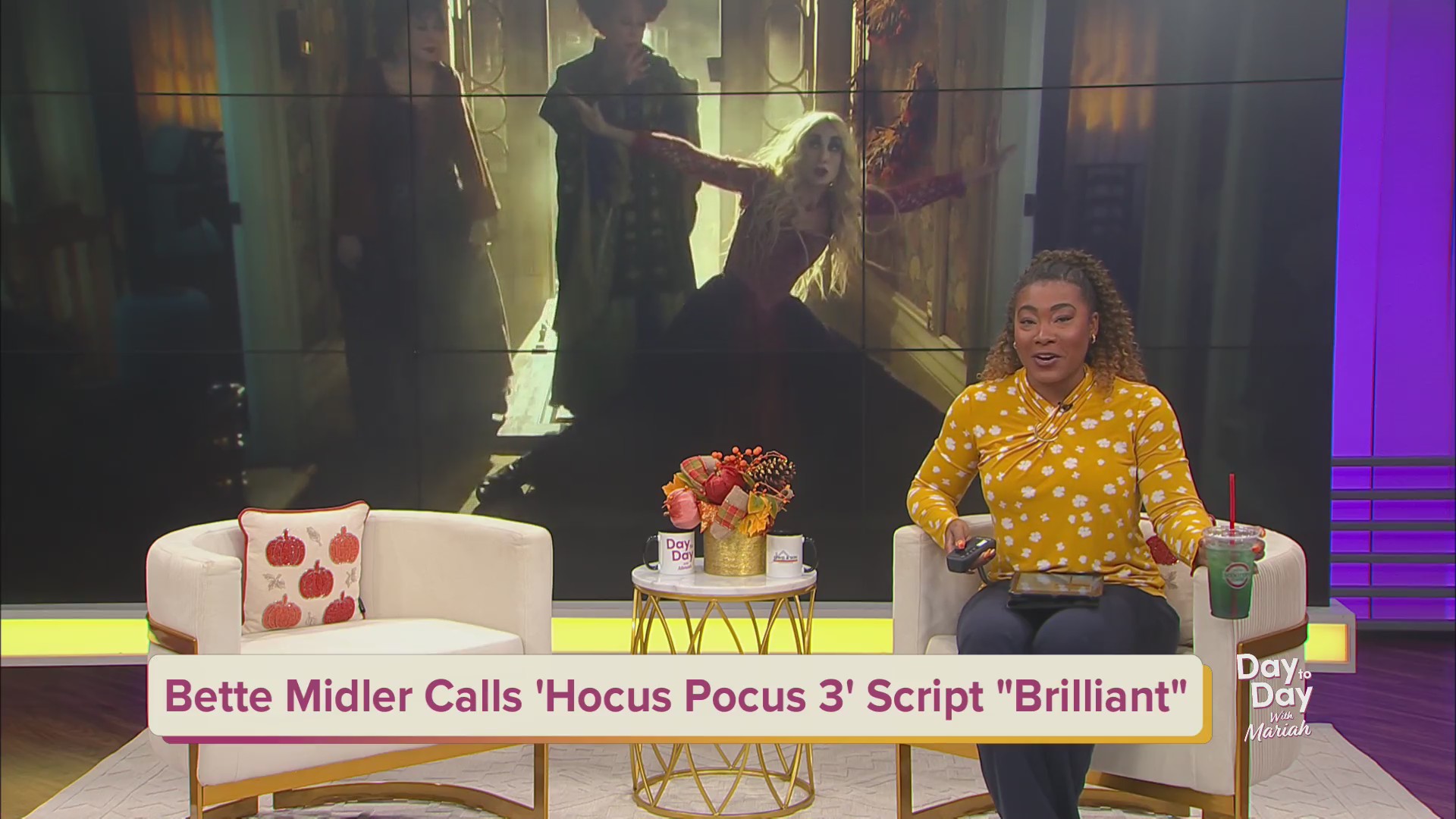 Bette Midler Calls 'Hocus Pocus 3' Script "Brilliant" October 21