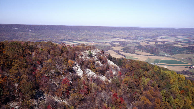 Just Outside Reading Is A Scenic Pennsylvania Trail With Stark Cliffs ...