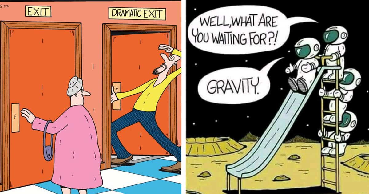 35 Hilariously Clever Single Panel Comics From Cartoonist Leigh Rubin