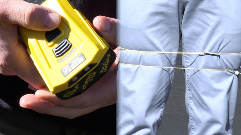 BolaWrap in action: Officers demonstrate life-saving arrest tool